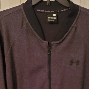 Under Armour Unisex Zip up long sleeve sweater Size 2XL.80% cotton 20% polyester